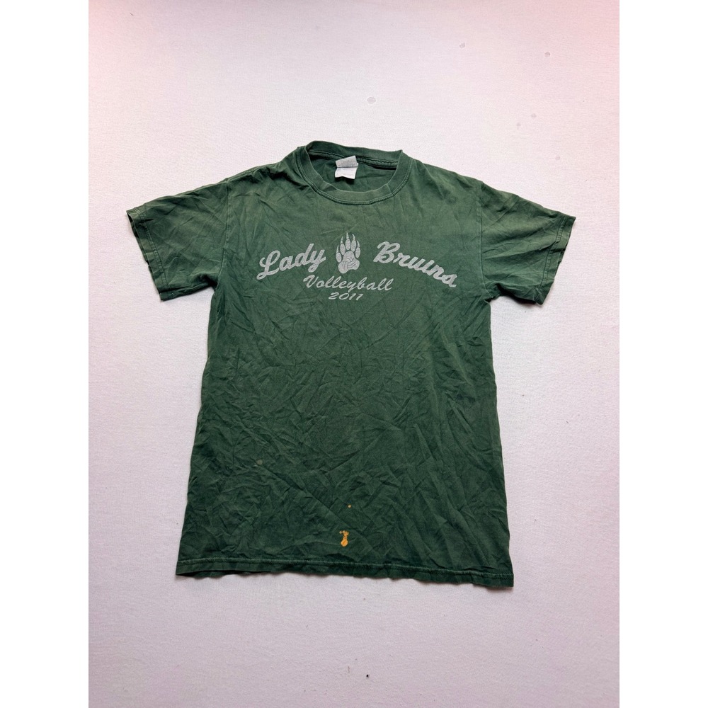 Gildan T-Shirt Mens Small Green Fair Lady Bruins Volleyball 2011 Graphic Tee